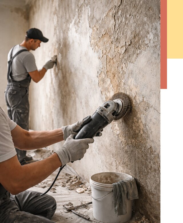 Снятие и удаление краски со стен в Биробиджане от 2129 руб. — ОТДЕЛОЧНИК-Брб