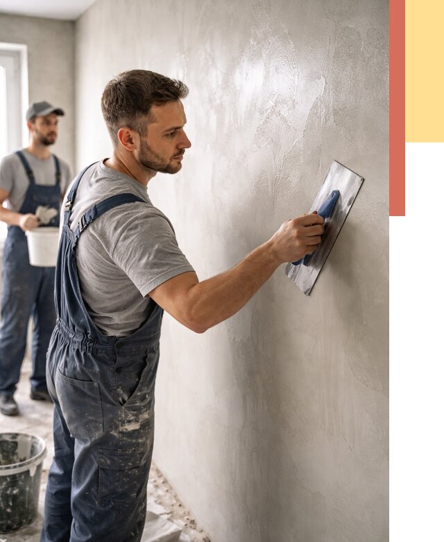 Глянцевание штукатурки стен в Биробиджане от 7604 руб. — услуги и затирка | ОТДЕЛОЧНИК-Брб