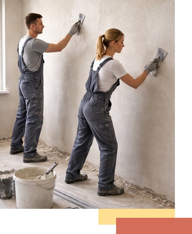 Штукатурка стен под обои в Биробиджане профессионально и быстро