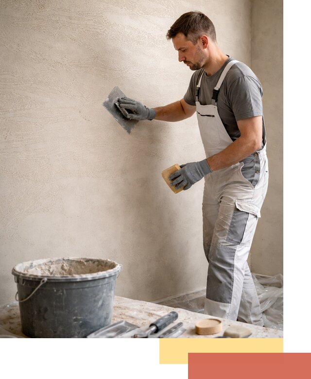 Декоративная штукатурка травертин в Биробиджане для стен и потолков