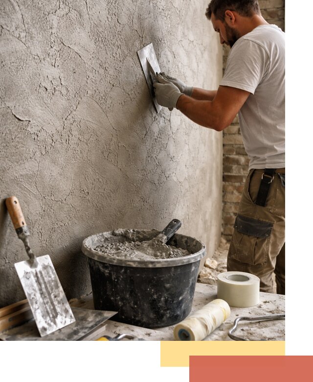 Декоративная штукатурка лофт в Биробиджане — отделка стен и потолков