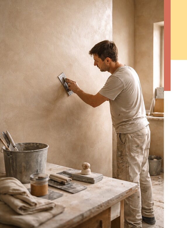 Марокканская штукатурка таделакт в Биробиджане под ключ от 4258 руб. | ОТДЕЛОЧНИК-Брб