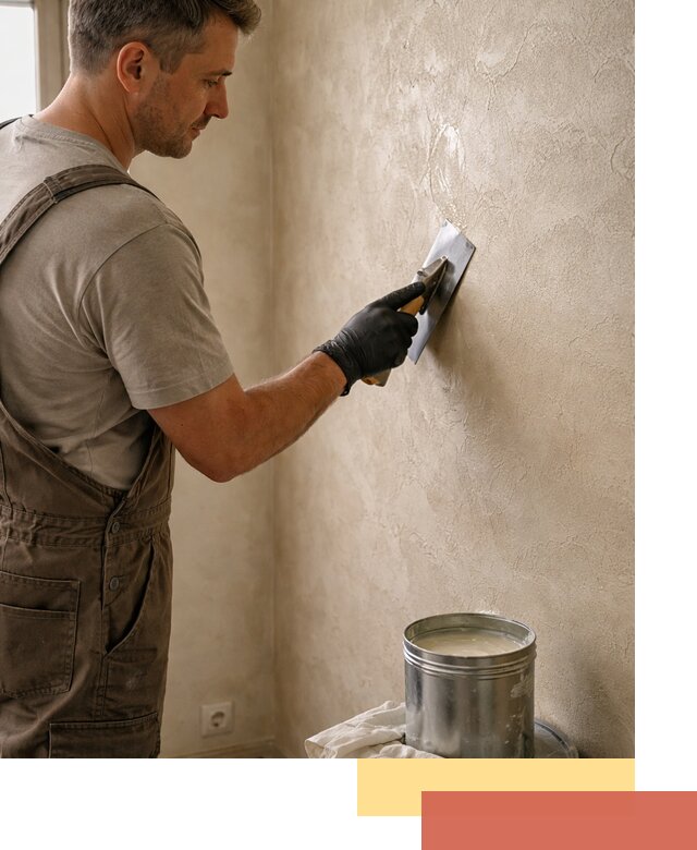 Нанесение воска на штукатурку в Биробиджане для защиты и блеска