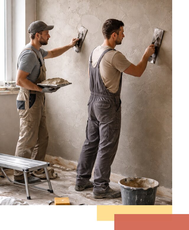 Ремонт декоративной штукатурки и восстановление фактуры в Биробиджане