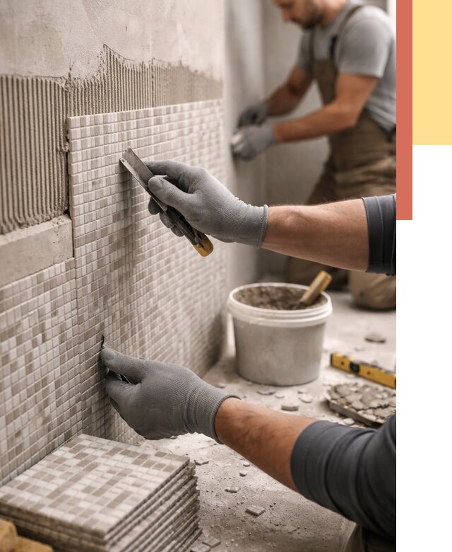 Облицовка стен мозаикой в Биробиджане от 3244 руб/м2 — укладка мозаики на стены | ОТДЕЛОЧНИК-Брб