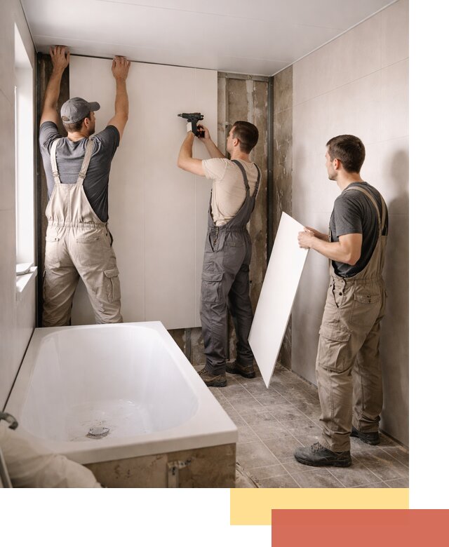 Отделка ванной панели ПВХ профессионально в Биробиджане