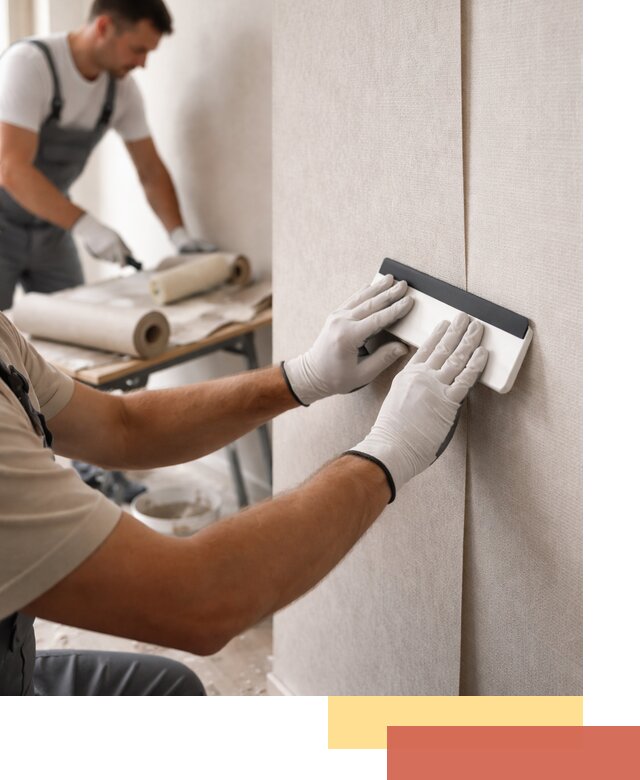 Поклейка обоев под покраску в Биробиджане профессионально и быстро