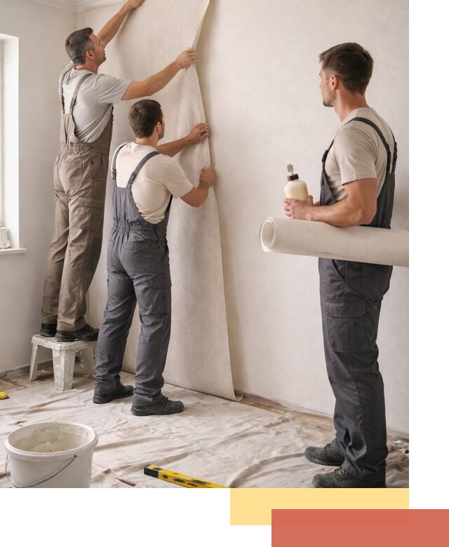 Оклейка стен обоями в Биробиджане — качественно и профессионально