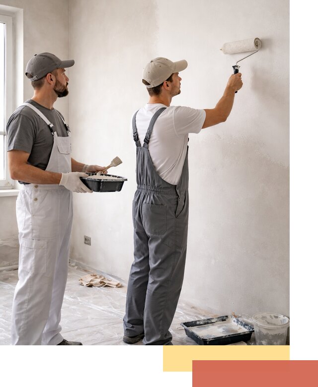 Покраска стен водоэмульсионной краской в Биробиджане