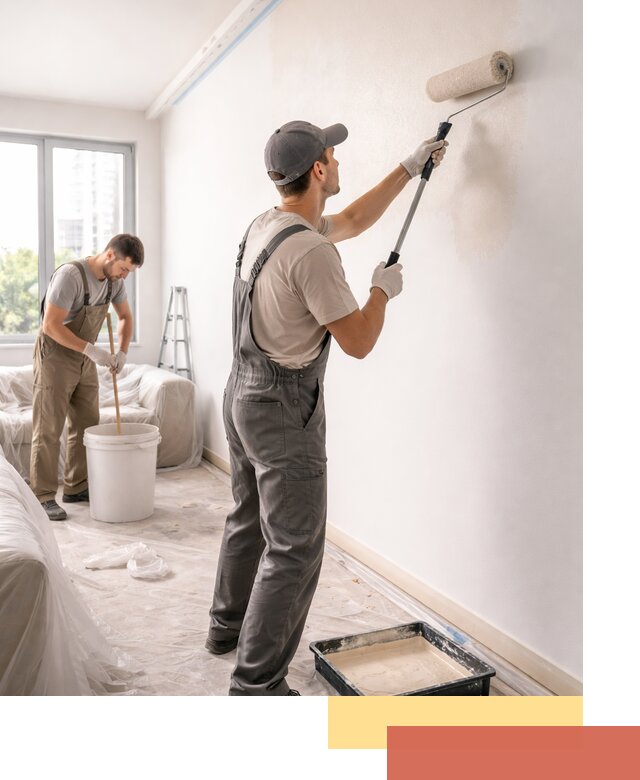 Покраска стен в офисе в Биробиджане — быстрый и качественный ремонт