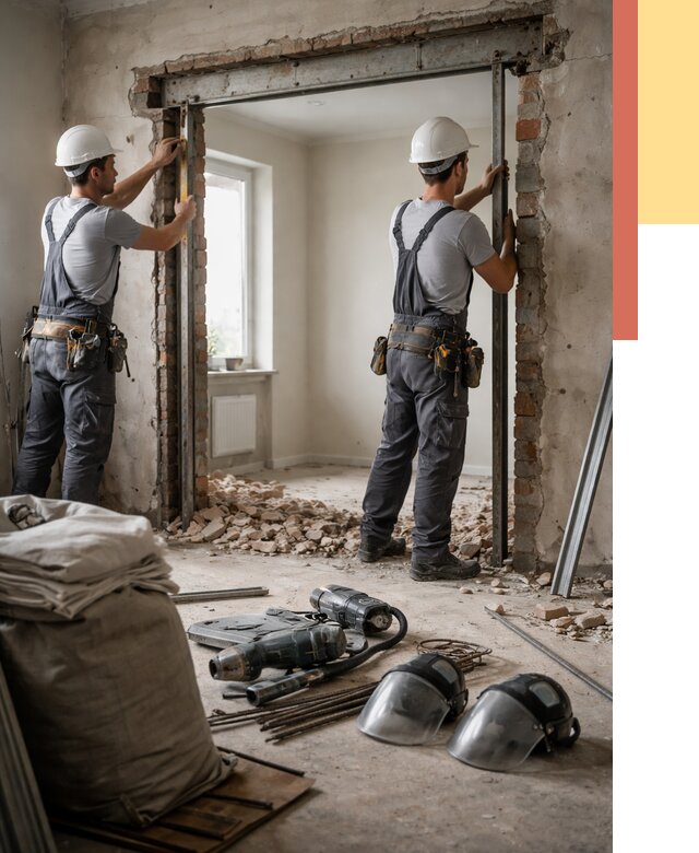 Расширение дверного проема в Биробиджане от 12673 руб. под ключ | ОТДЕЛОЧНИК-Брб