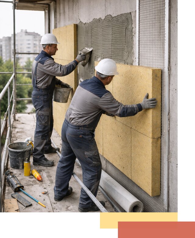 Утепление стен зданий и домов в Биробиджане качественно и надежно