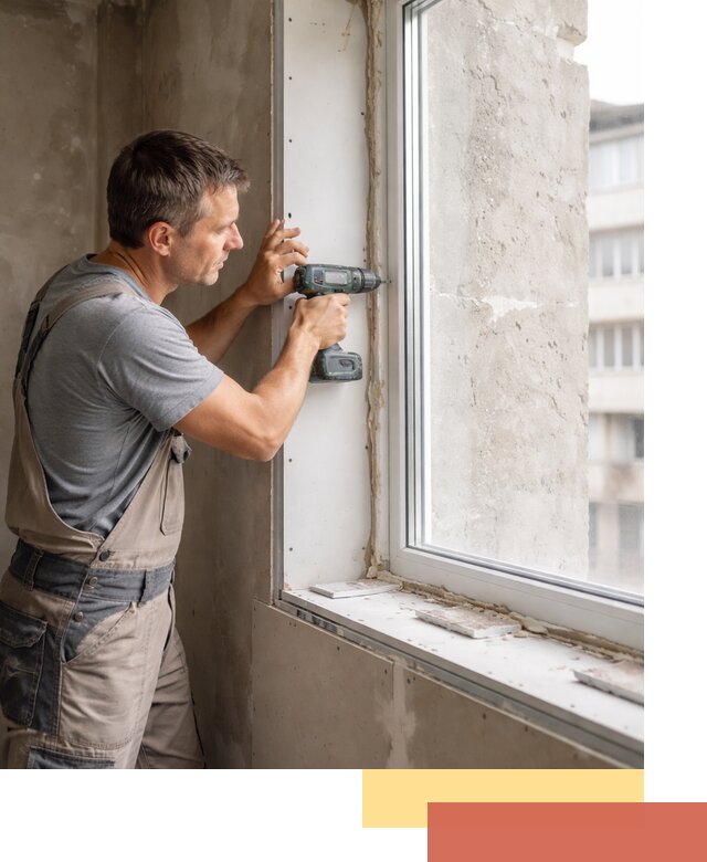 Монтаж гипсокартонных откосов в Биробиджане под ключ