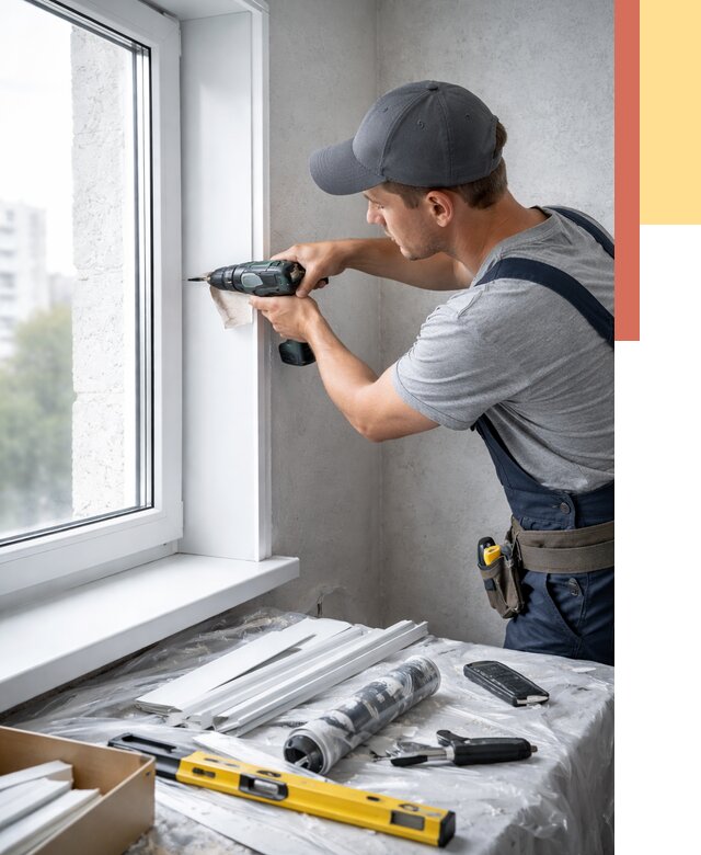 Установка пластиковых откосов в Биробиджане от 2281 руб. | ОТДЕЛОЧНИК-Брб монтаж, быстро и недорого