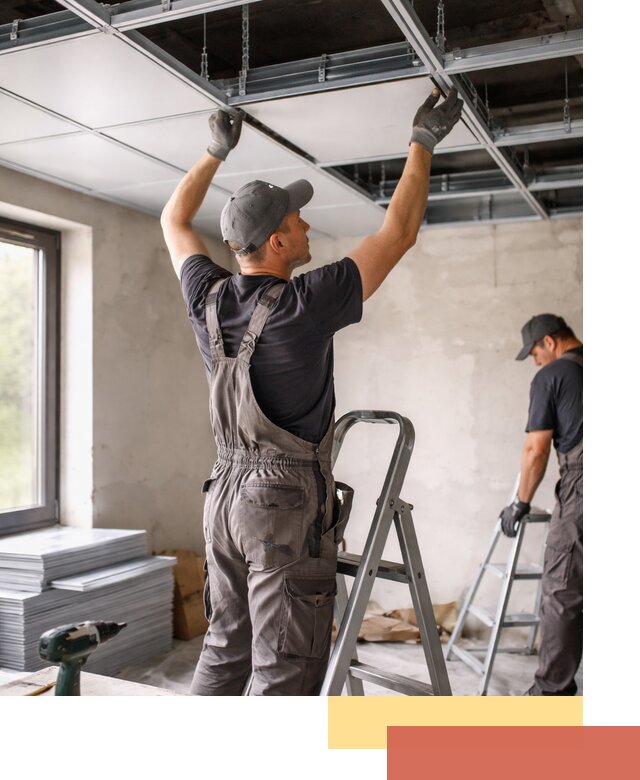 Монтаж кассетного потолка в Биробиджане качественно и быстро