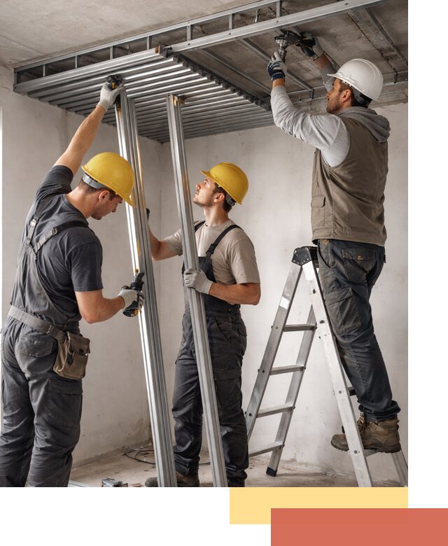 Монтаж реечного потолка под ключ в Биробиджане