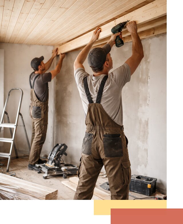 Монтаж потолка из вагонки в Биробиджане профессионально и аккуратно