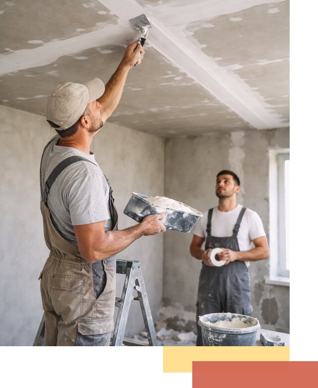 Обработка швов потолка ГКЛ в Биробиджане: качественная заделка и шпатлевка