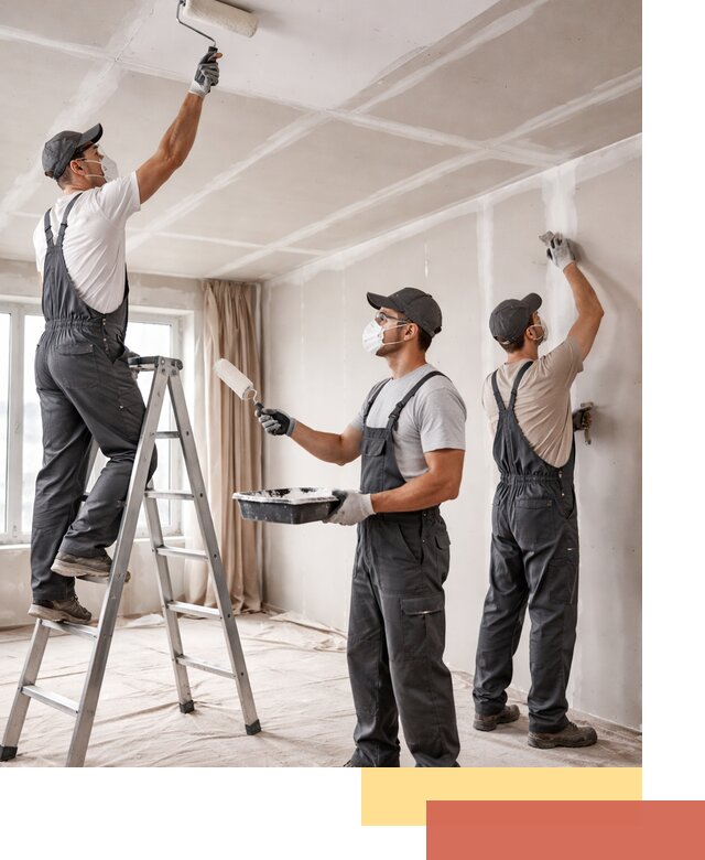 Покраска потолка из гипсокартона в Биробиджане качественно и недорого