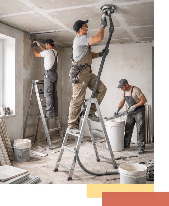 Ремонт потолка из гипсокартона в Биробиджане: быстрый и качественный монтаж