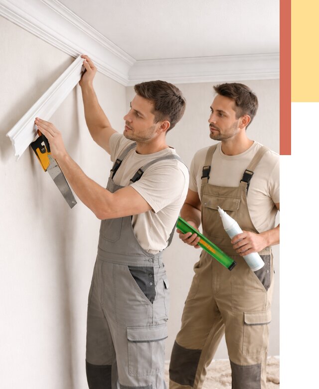 Монтаж потолочного плинтуса в Биробиджане от 2332 руб. — быстро и недорого | ОТДЕЛОЧНИК-Брб