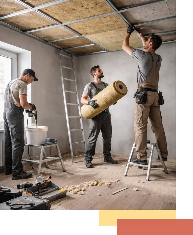 Шумоизоляция потолка в Биробиджане: профессиональный монтаж и отделка